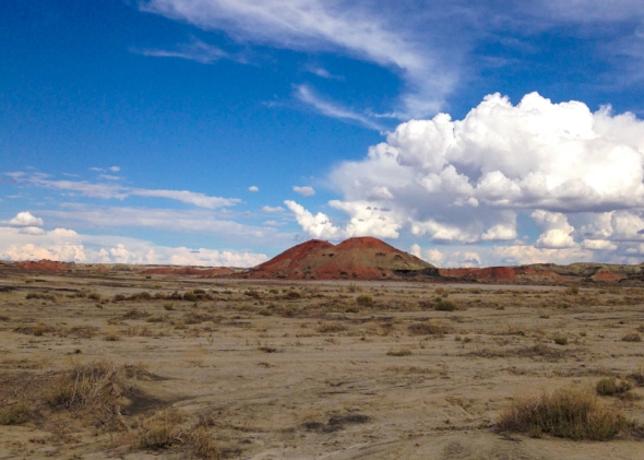 red mounds